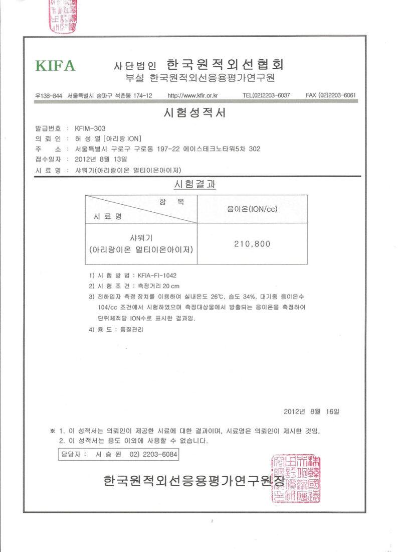 BÁO CÁO THỬ NGHIỆM HÀM LƯỢNG ION TRONG NƯỚC