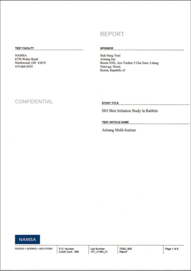 BÁO CÁO KIỂM TRA VỀ DA